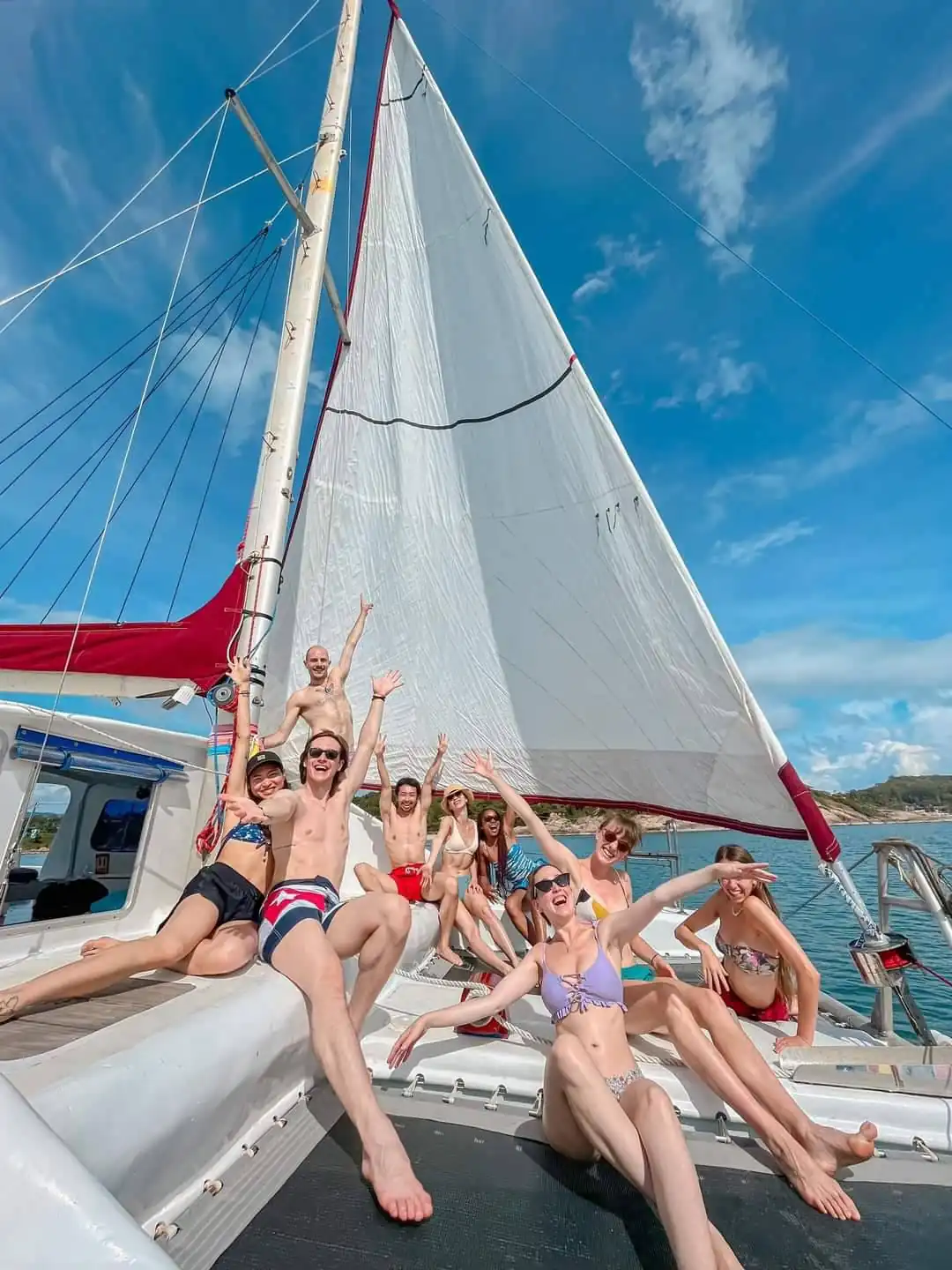 Snorkeling from a private boat in the Gulf of Thailand