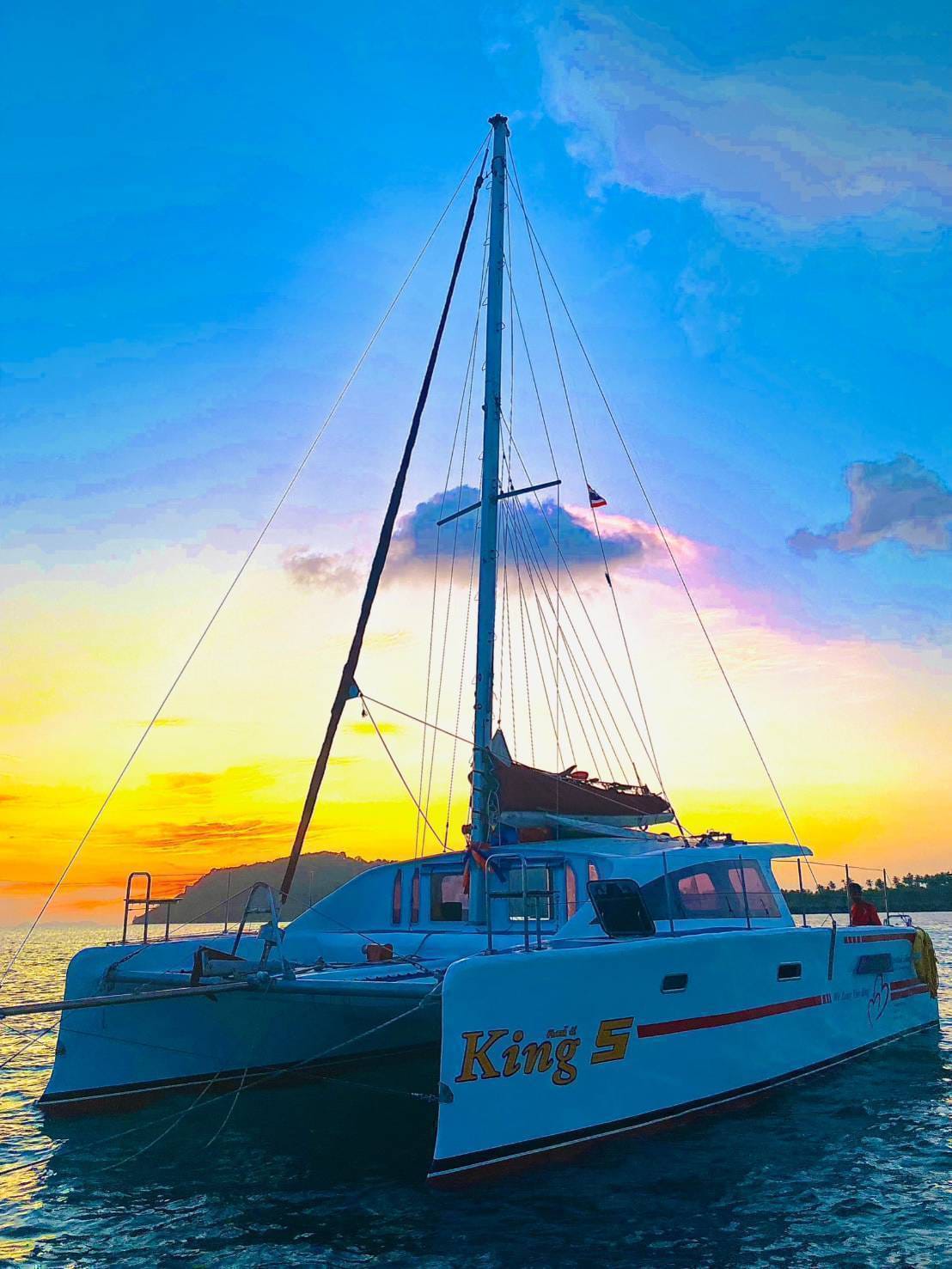 Guests relaxing on deck during a private boat charter in Koh Samui
