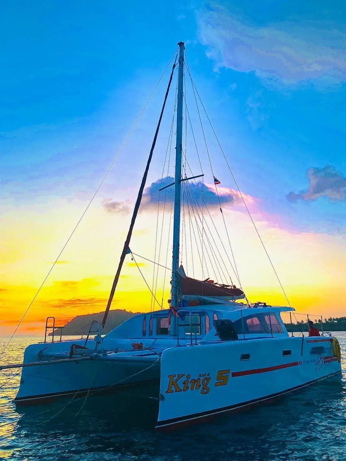 Guests relaxing on deck during a private boat charter in Koh Samui