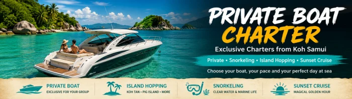 Private boat charter Koh Samui